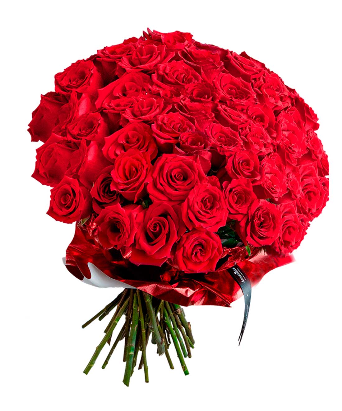 Ramo De 100 Rosas Rojas - Detalles Amatista